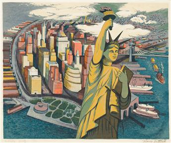HARRY GOTTLIEB (1895-1922) Statue of Liberty.                                                                                                    